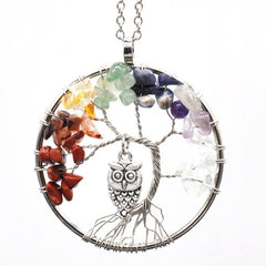 31 Various Chakra Quartz Crystal Necklaces & Keychains