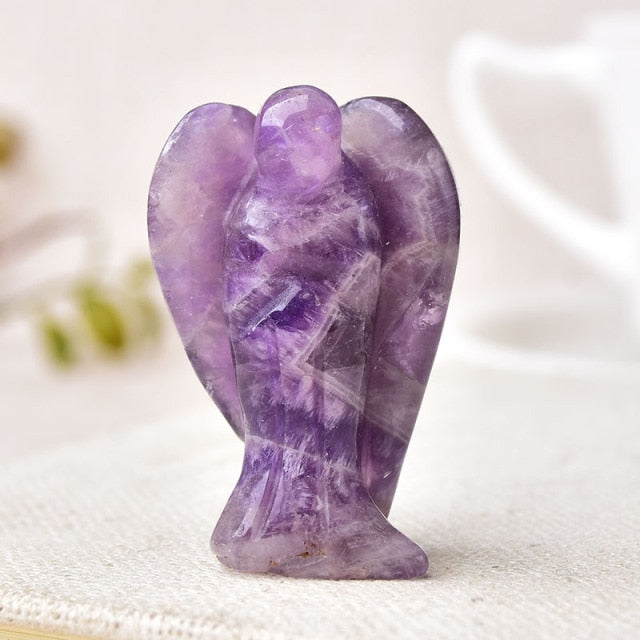 17 Various Natural Guardian Angel Crystals