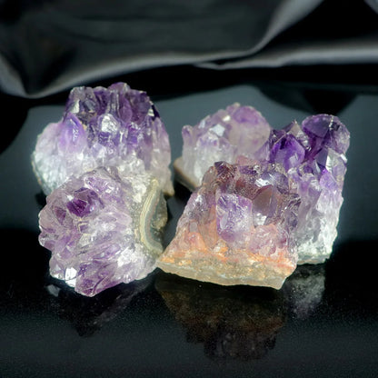 10-70g 30-50mm Amethyst Geode Natural Crystal Quartz Stone Wand Point Energy Healing Mineral Stone Rock Home Decor Geode