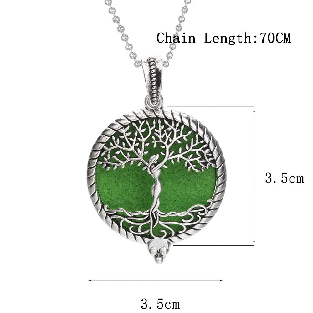 New Aromatherapy Diffuser Necklace Vintage Flower Butterfly Open Locket Aroma Pendant Perfume Essential Oil Diffuser Necklace