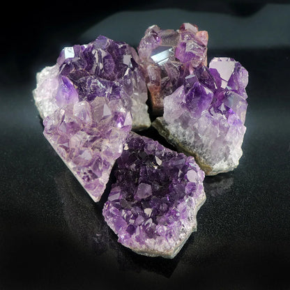 10-70g 30-50mm Amethyst Geode Natural Crystal Quartz Stone Wand Point Energy Healing Mineral Stone Rock Home Decor Geode