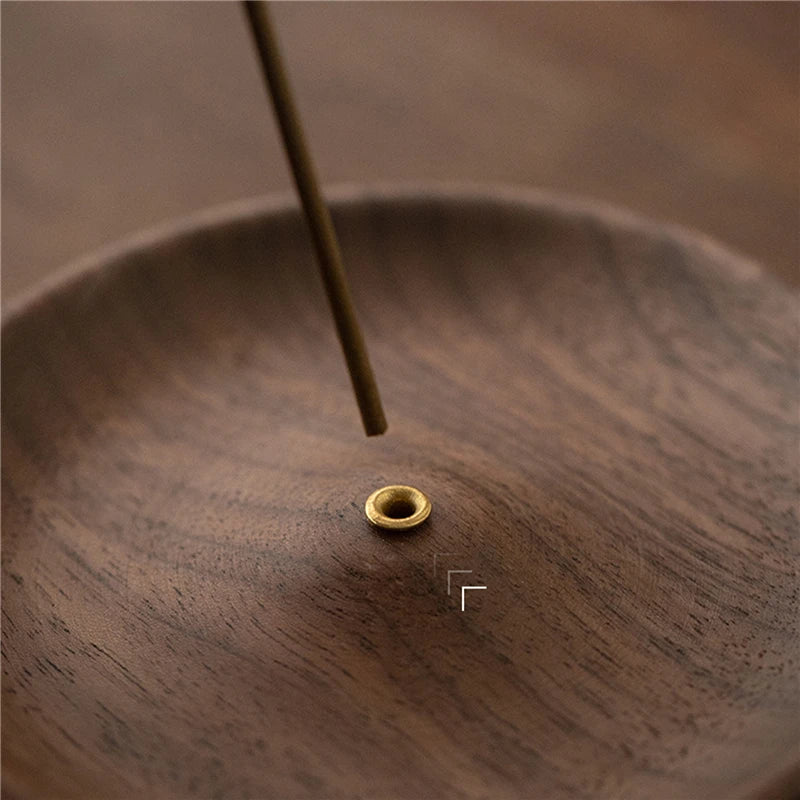 Incense Burner Holder Multi-Purpose Design Wooden Incense Burner Ash Catcher Incense Stick Holder For Home Decor