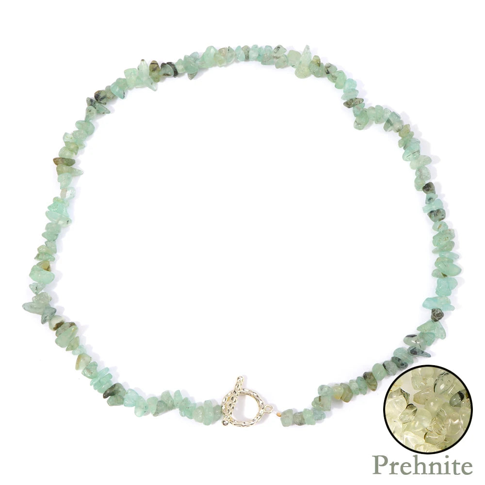 Natural Stone Choker Necklace