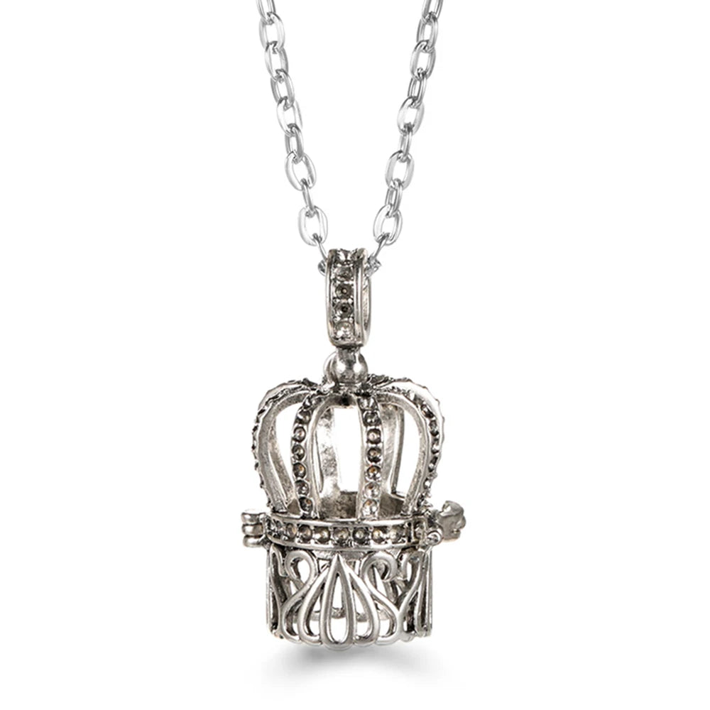 Russian Traditional Angel Wings Chime Necklace Essential Oil Diffuser Aromatherapy Pendant