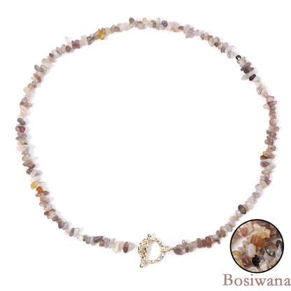 Natural Stone Choker Necklace
