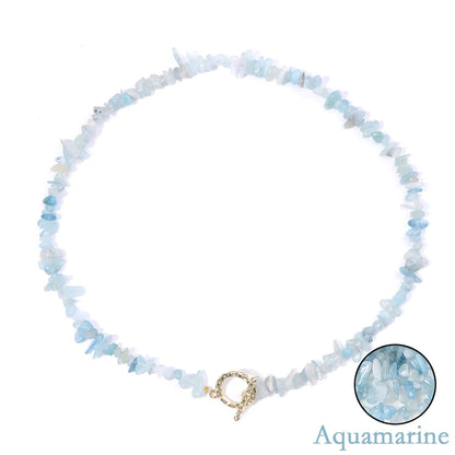 Natural Stone Choker Necklace