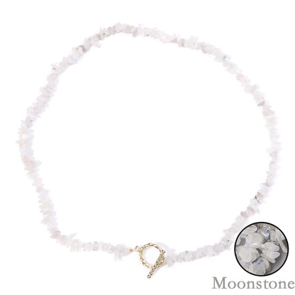 Natural Stone Choker Necklace