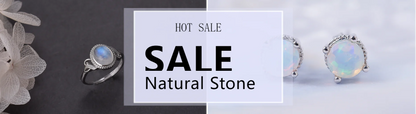 ITSMOS Natural Labradorite Moonstone Pendant Necklace Simple Round Rose Quartz Amethyst Stone Elegant Jewelry for Women Romatic