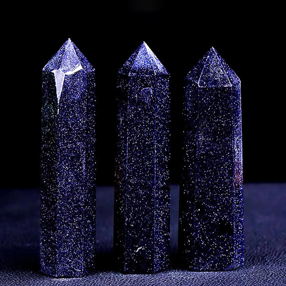 Natural Point Wand Rose Quartz & Amethyst Crystal for Healing and Home Decor