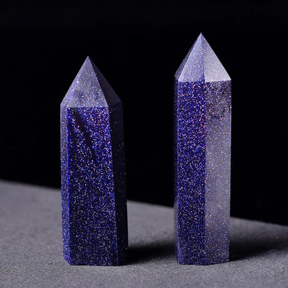 Natural Point Wand Rose Quartz & Amethyst Crystal for Healing and Home Decor