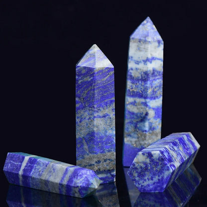 Natural Point Wand Rose Quartz & Amethyst Crystal for Healing and Home Decor