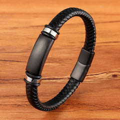 69 Various Leather Stainless Steel Braided Bracelet