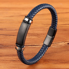 69 Various Leather Stainless Steel Braided Bracelet