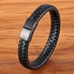 69 Various Leather Stainless Steel Braided Bracelet