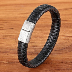 69 Various Leather Stainless Steel Braided Bracelet