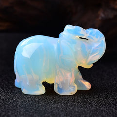 20 Various Natural Quartz Elephant Crystal