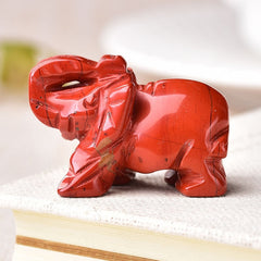 20 Various Natural Quartz Elephant Crystal