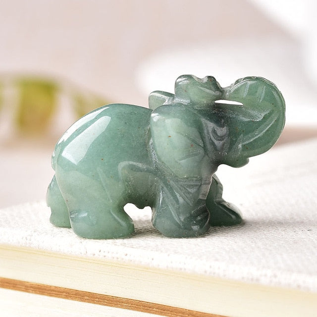 20 Various Natural Quartz Elephant Crystal