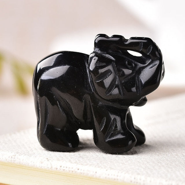 20 Various Natural Quartz Elephant Crystal