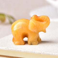 20 Various Natural Quartz Elephant Crystal