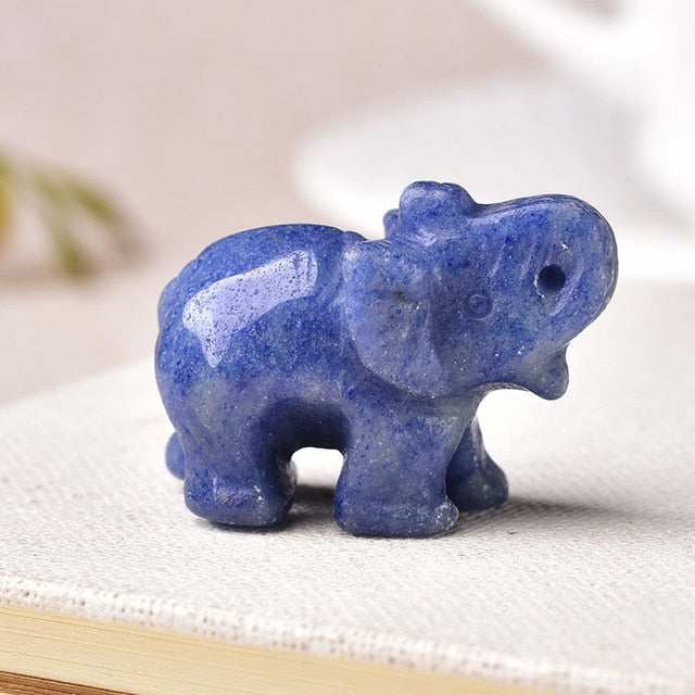 20 Various Natural Quartz Elephant Crystal