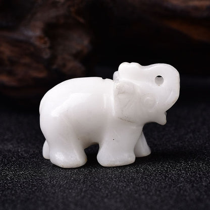 20 Various Natural Quartz Elephant Crystal