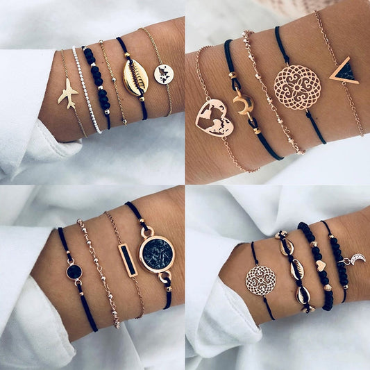 20 Various Bohemian Chain Bracelets