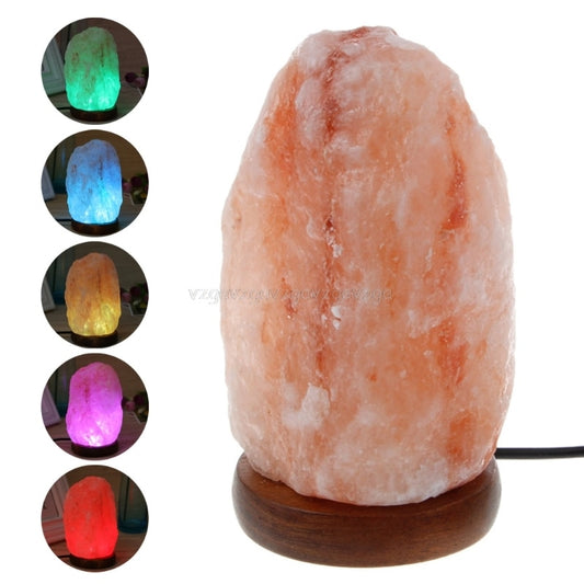 Himalayan Crystal Salt Lamp Salt Candlestick Home Aromatherapy Decoration Natural Salt Rock Original Stone Candle Holder