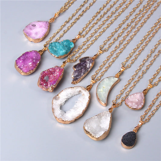 26 Various Natural Energy Crystal Necklace