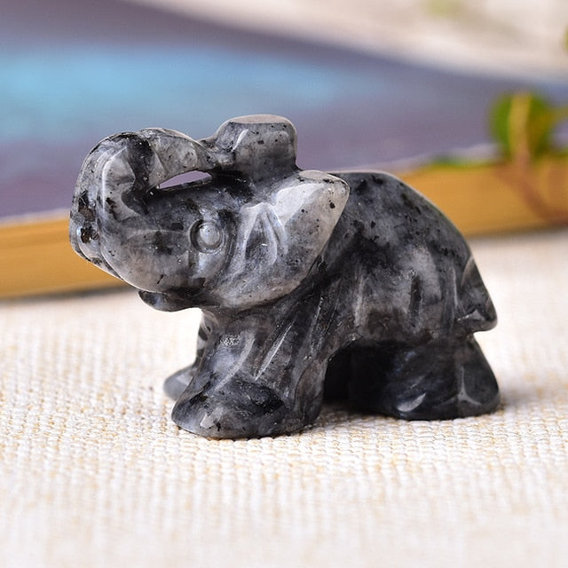 20 Various Natural Quartz Elephant Crystal
