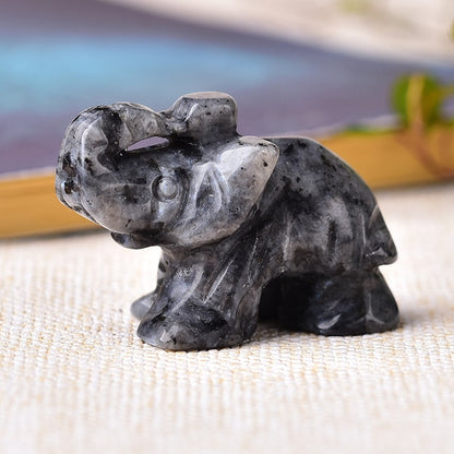 20 Various Natural Quartz Elephant Crystal