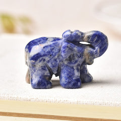 20 Various Natural Quartz Elephant Crystal