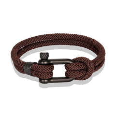 18 Various U Shape Rope Buckle Survival Bracelet