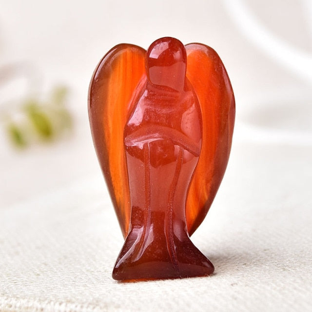 17 Various Natural Guardian Angel Crystals
