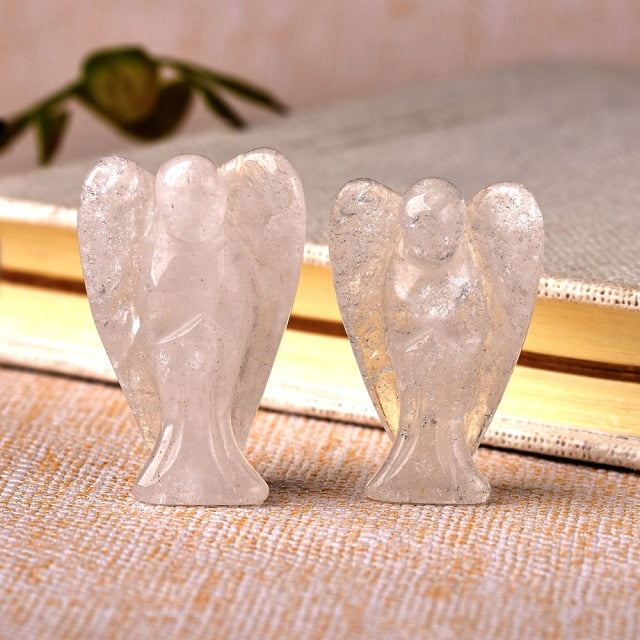 17 Various Natural Guardian Angel Crystals