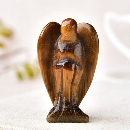 17 Various Natural Guardian Angel Crystals
