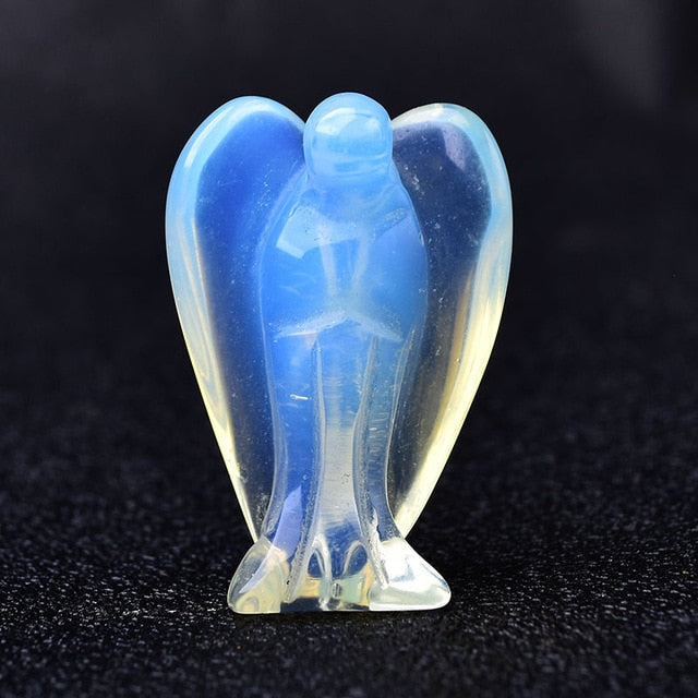 17 Various Natural Guardian Angel Crystals