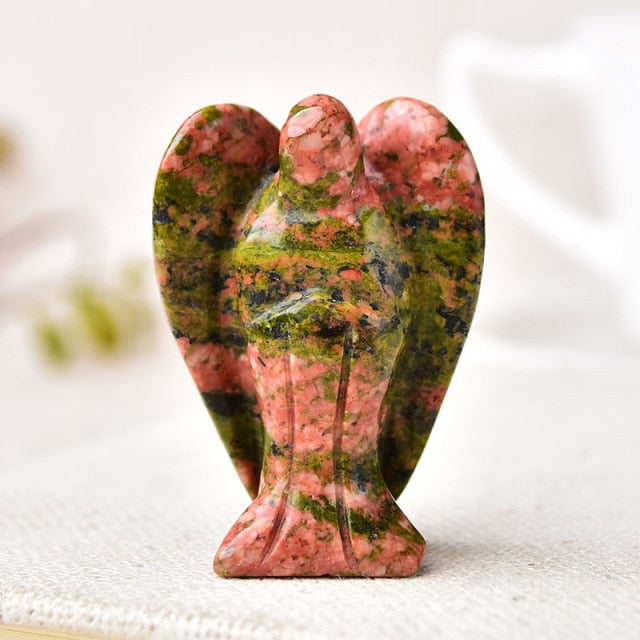 17 Various Natural Guardian Angel Crystals