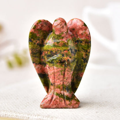 17 Various Natural Guardian Angel Crystals
