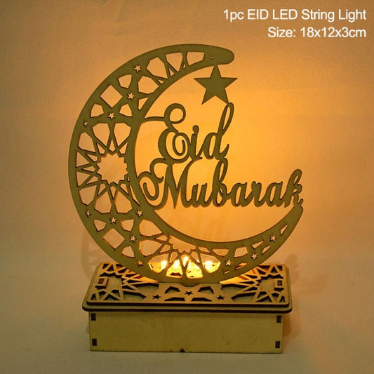 19 Various Mubarak Wooden LED Candle Light