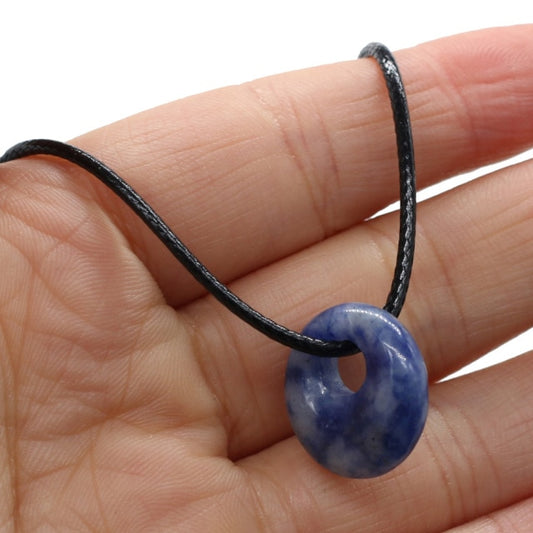 20 Various Natural Round Crystal Necklace