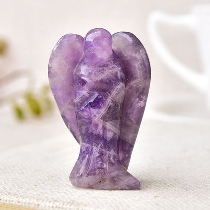 17 Various Natural Guardian Angel Crystals