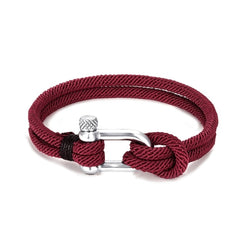 18 Various U Shape Rope Buckle Survival Bracelet