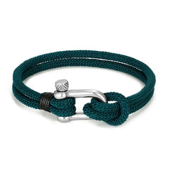 18 Various U Shape Rope Buckle Survival Bracelet