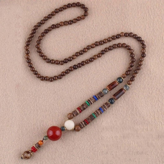 22 Various Handmade Ethnic Wood Beaded Necklace