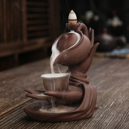 12 Various Ceramic Waterfall Incense Fountain
