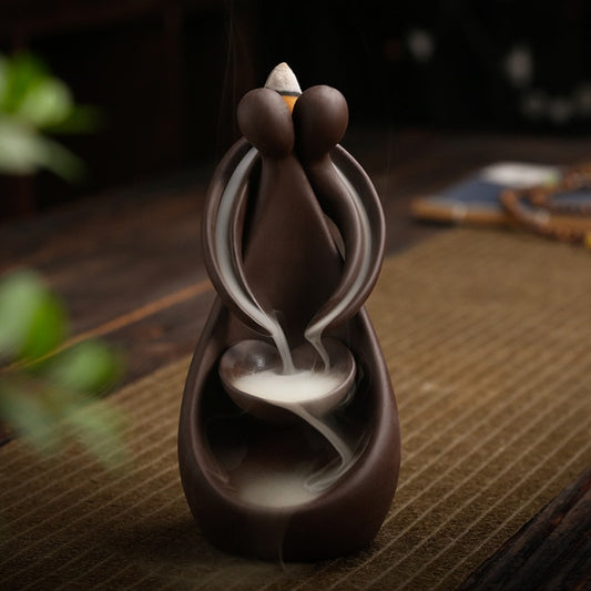 12 Various Ceramic Waterfall Incense Fountain