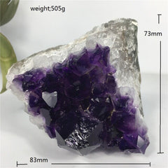 36 Various Natural Amethyst Quartz Crystal Cluster