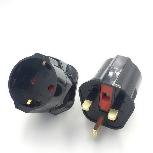 2 Various Multifunctional EU to UK Plug Adapter